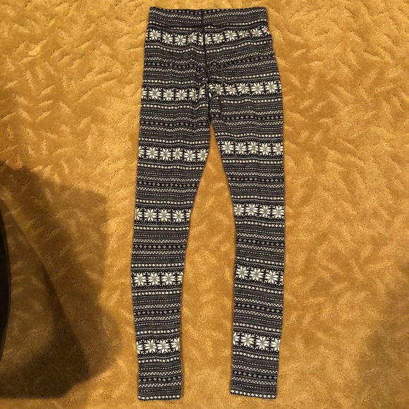 akini Pants - Patterned 100% wool leggings